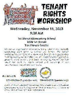 Tenants Know Your Rights Workshop